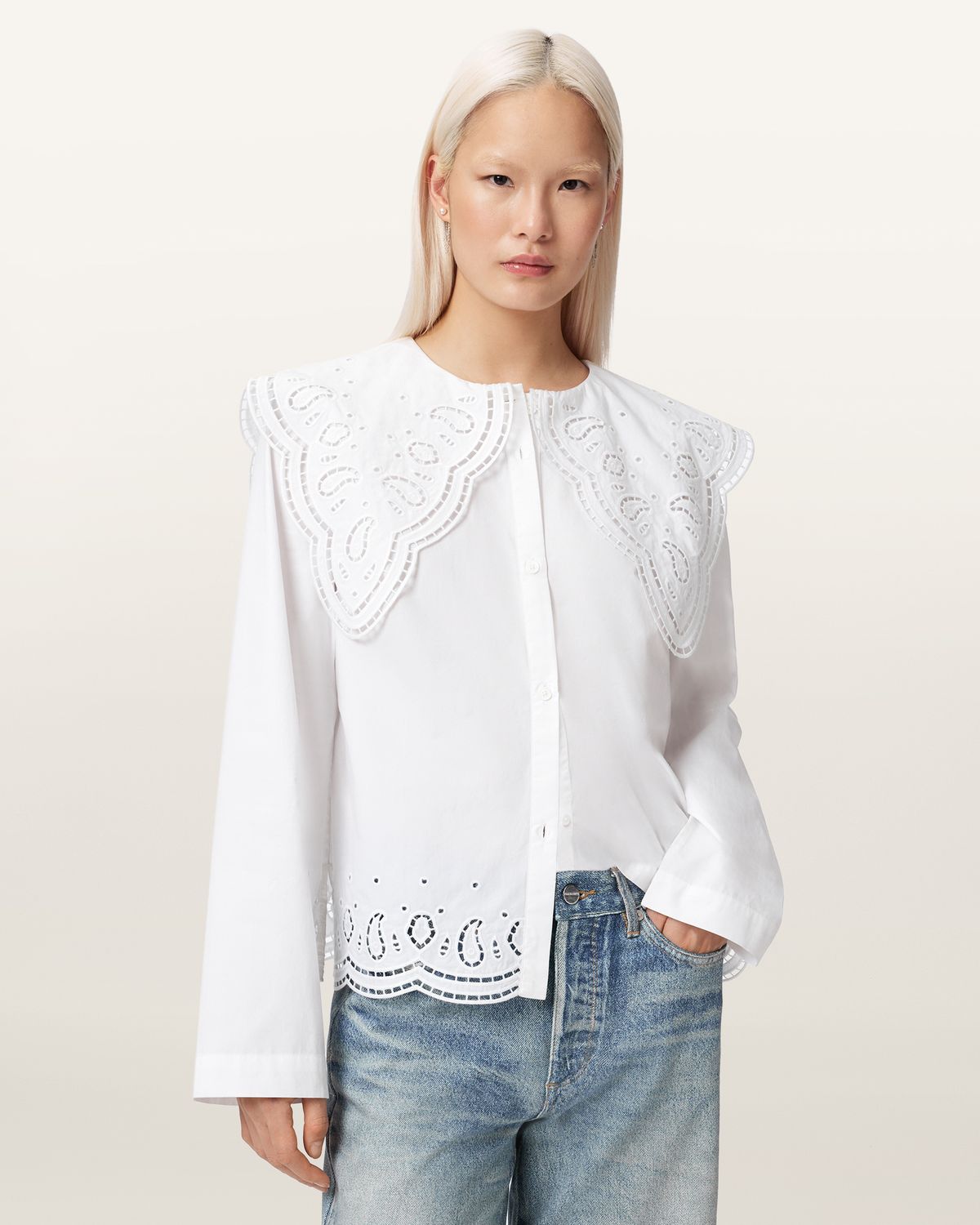 올세인츠(ALLSAINTS) 마리 셔츠 W042PE-437
