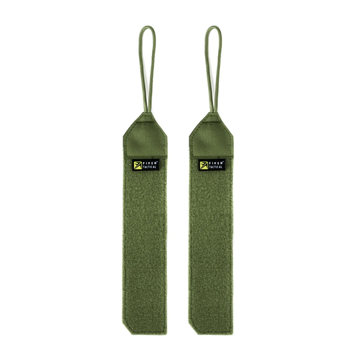 파이커택티컬(FIKER TACTICAL) 벨크로 러기지 태그 2개 세트 (OD)