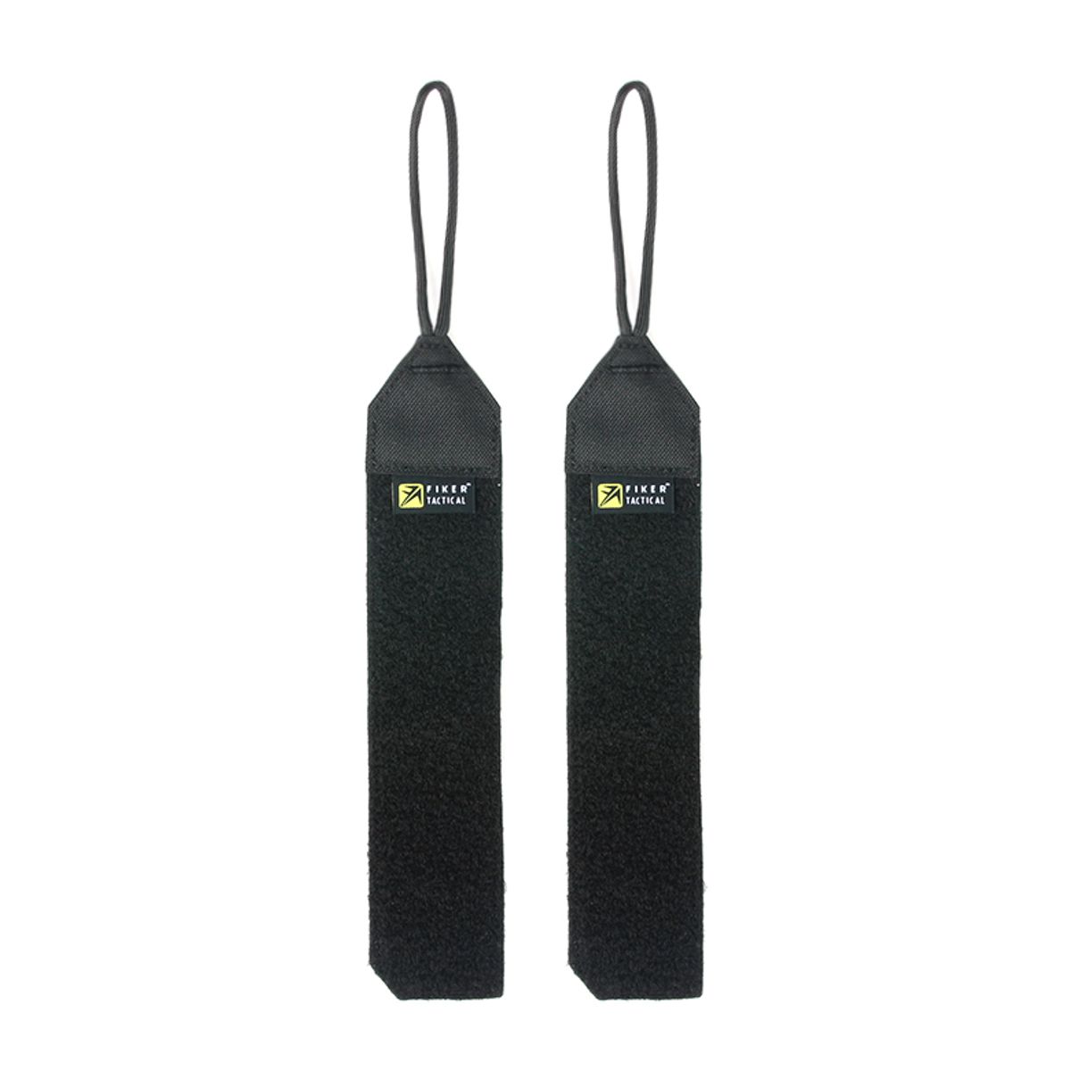 파이커택티컬(FIKER TACTICAL) 벨크로 러기지 태그 2개 세트 (블랙)