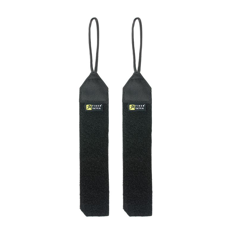 벨크로 러기지 태그 2개 세트 (블랙)