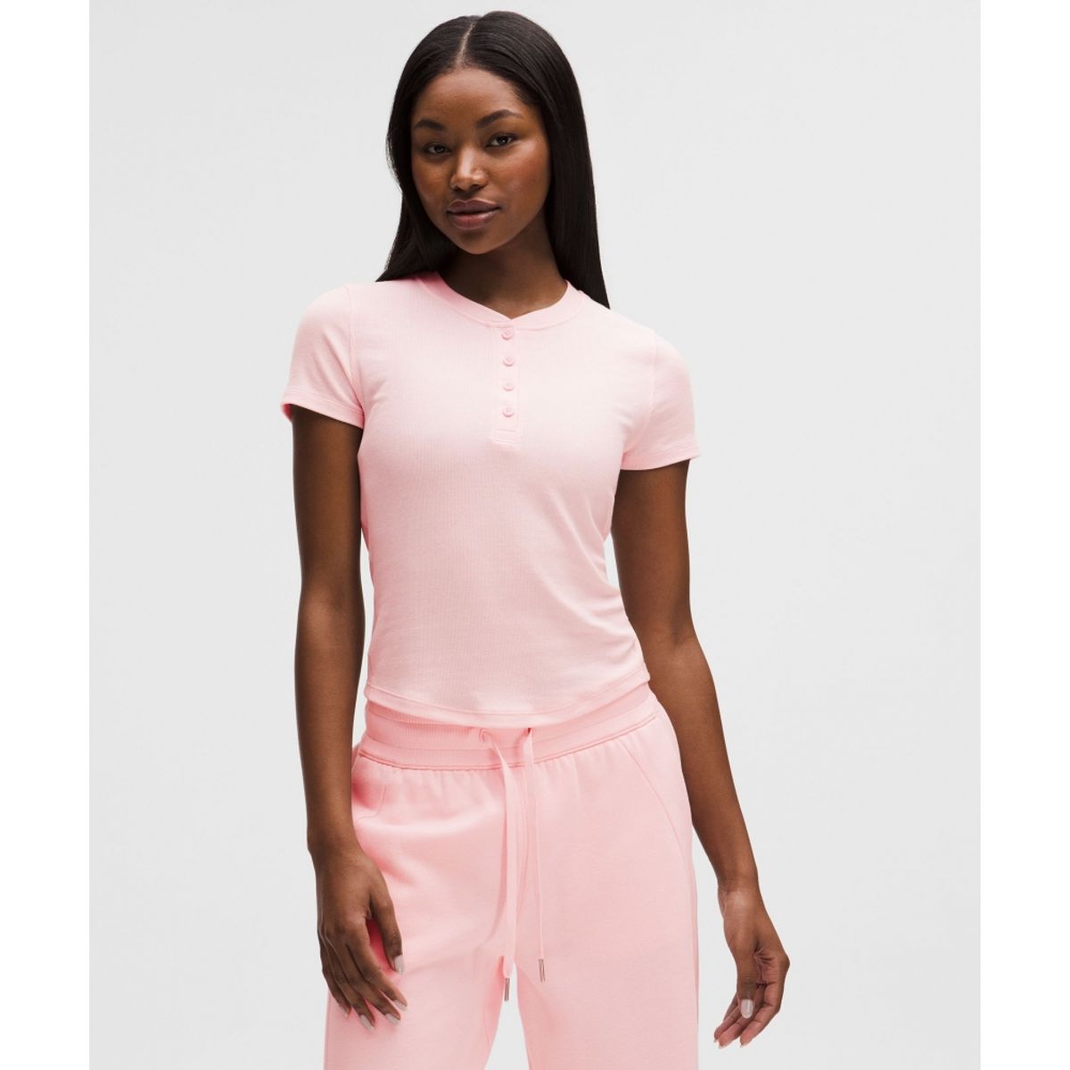 룰루레몬(LULULEMON) 홀드 타이트 숏슬리브 헨리  PIAR