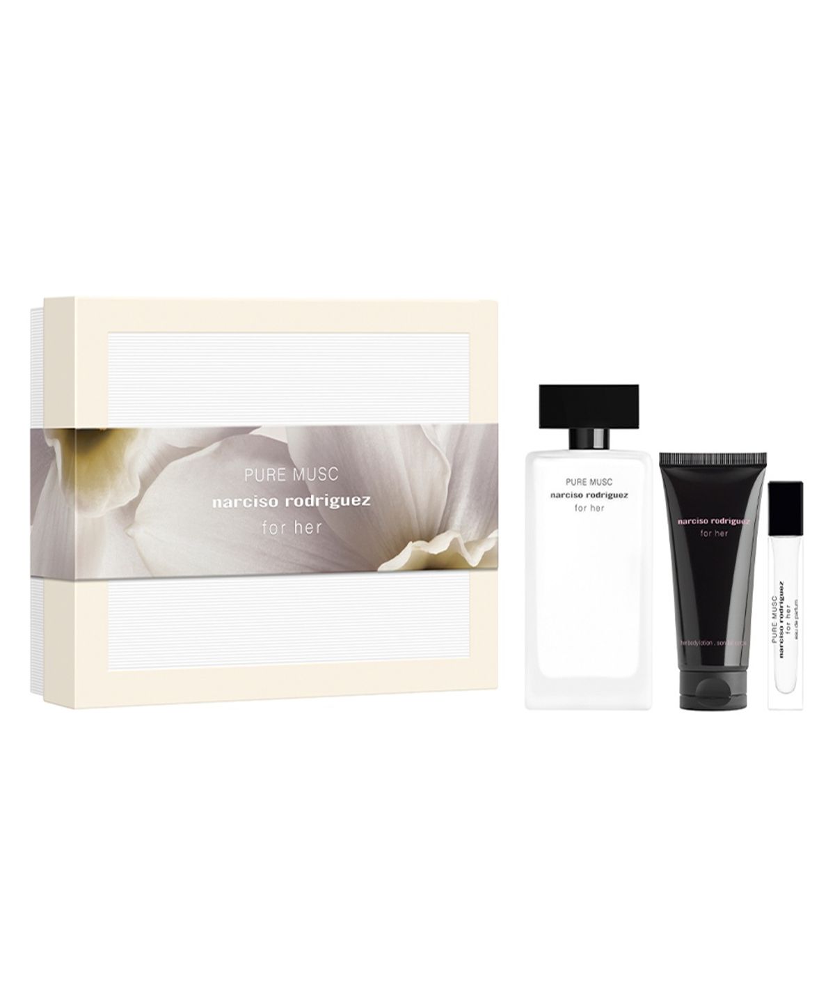 나르시소 로드리게즈(NARCISO RODRIGUEZ) [기프트 세트] 나르시소 로드리게즈 포 허 퓨어 머스크 오 드 퍼퓸 100ml 기프트 세트 (포 허 바디로션 50ml+10ml 증정)