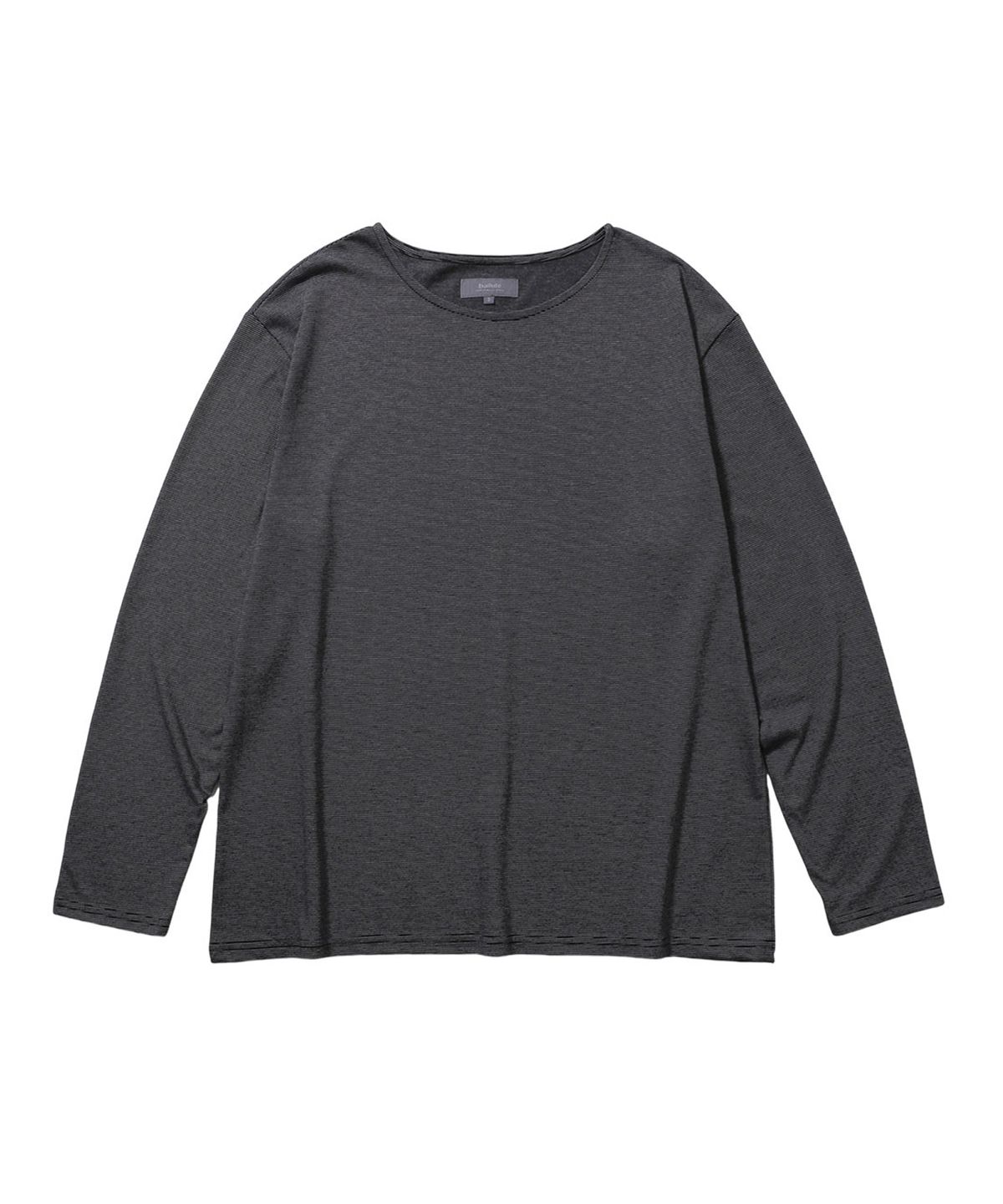 발루트(BALLUTE) [발루트 X KEEMSEUNGHWVN]BOAT NECK LONG SLEEVE (PINSTRIPE BLACK)
