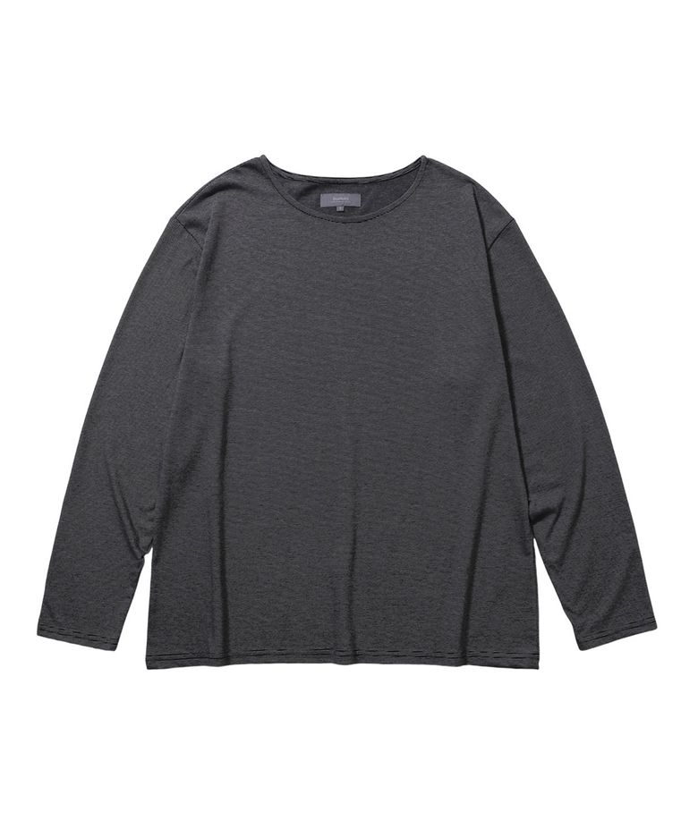 [발루트 X KEEMSEUNGHWVN]BOAT NECK LONG SLEEVE (PINSTRIPE BLACK)