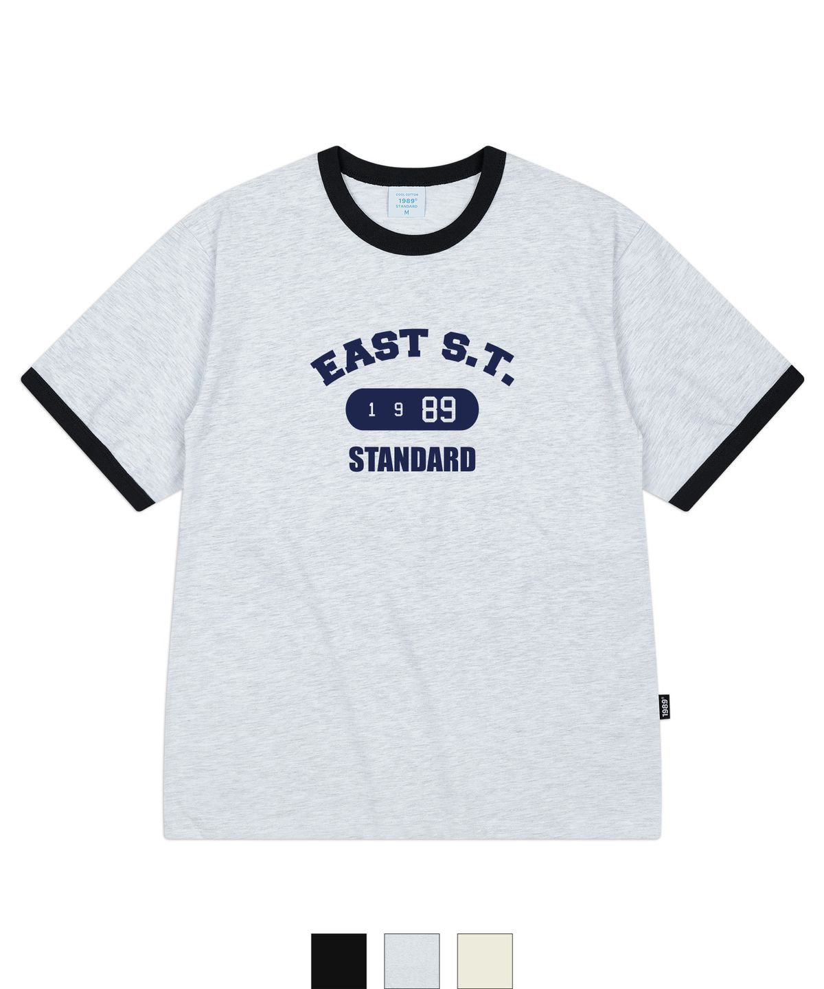 1989스탠다드(1989STANDARD) EAST 1989 쿨 코튼 링거 반소매 (SRSSTD-0253)