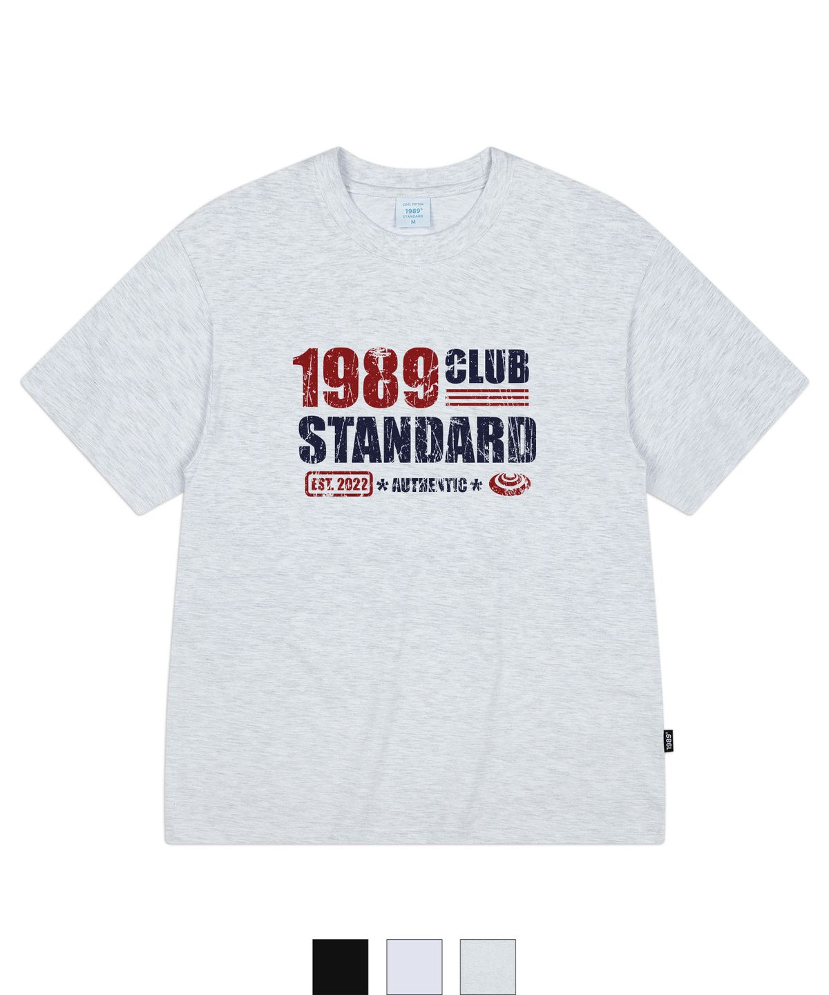 1989스탠다드(1989STANDARD) VINTAGE 1989 쿨 코튼 오버핏 반소매 (SISSTD-0259)