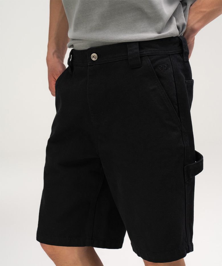 OXFORD WORK SHORTS (BLACK)