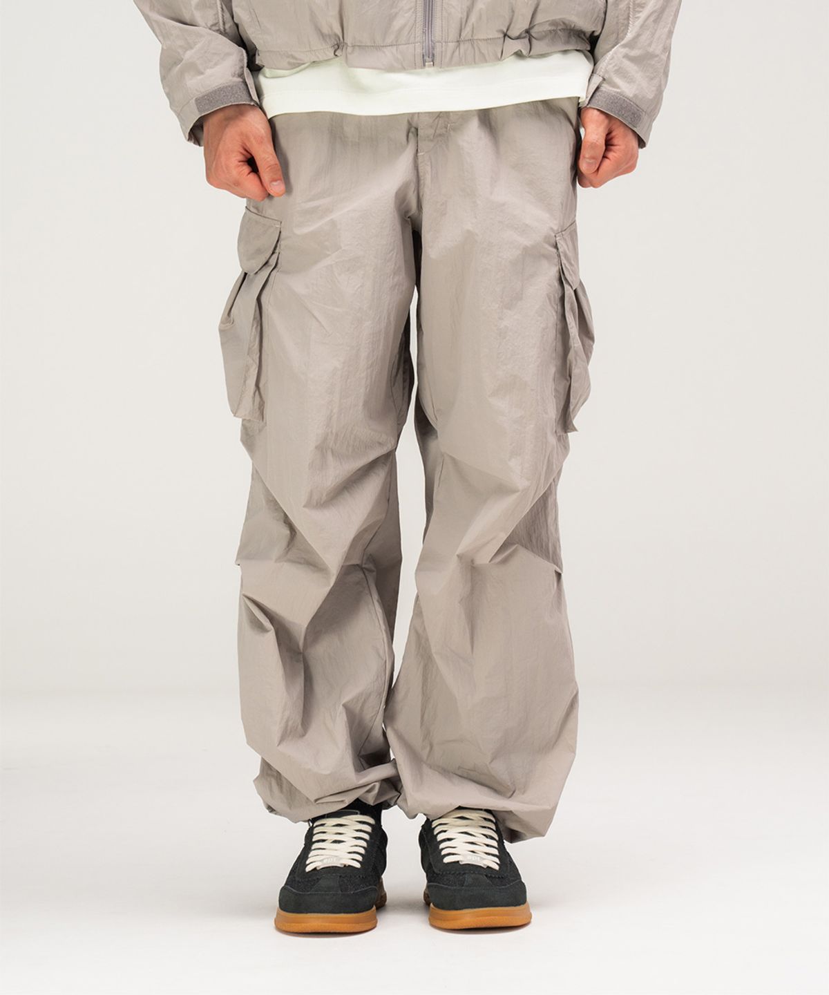 이피티(EPT) NYLON CARGO POCKET PANTS (L/GREY)