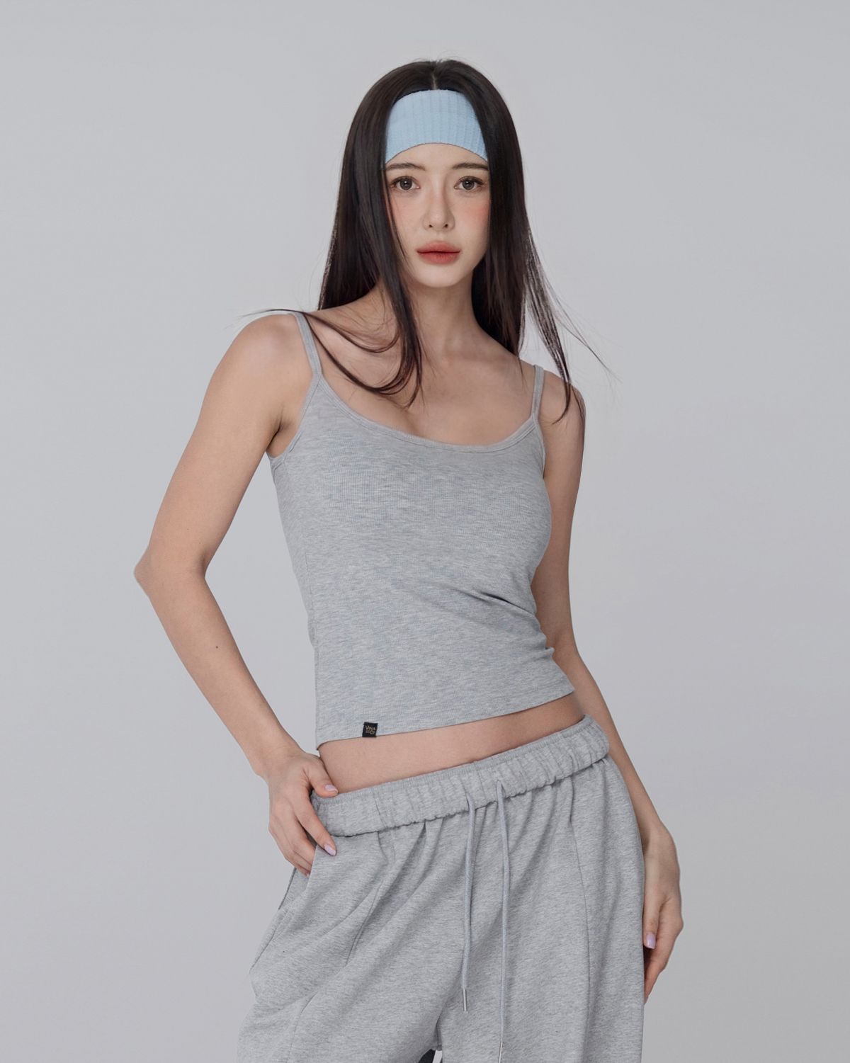 비나앤코(VINAANDCO) 겨살커버 에센셜 캐미솔 - 멜란지 그레이 (ONE SIZE)