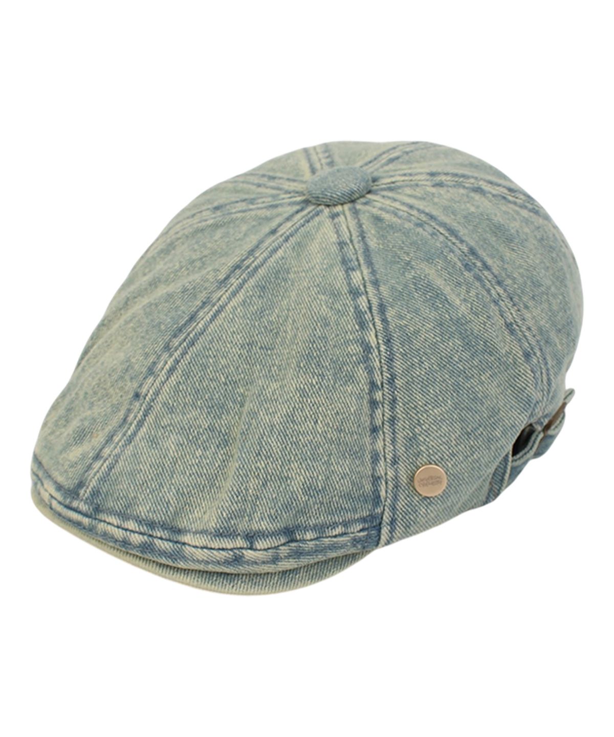 유니버셜 케미스트리(UNIVERSAL CHEMISTRY) Vintage Washing Emerald Denim Huntingcap 헌팅캡