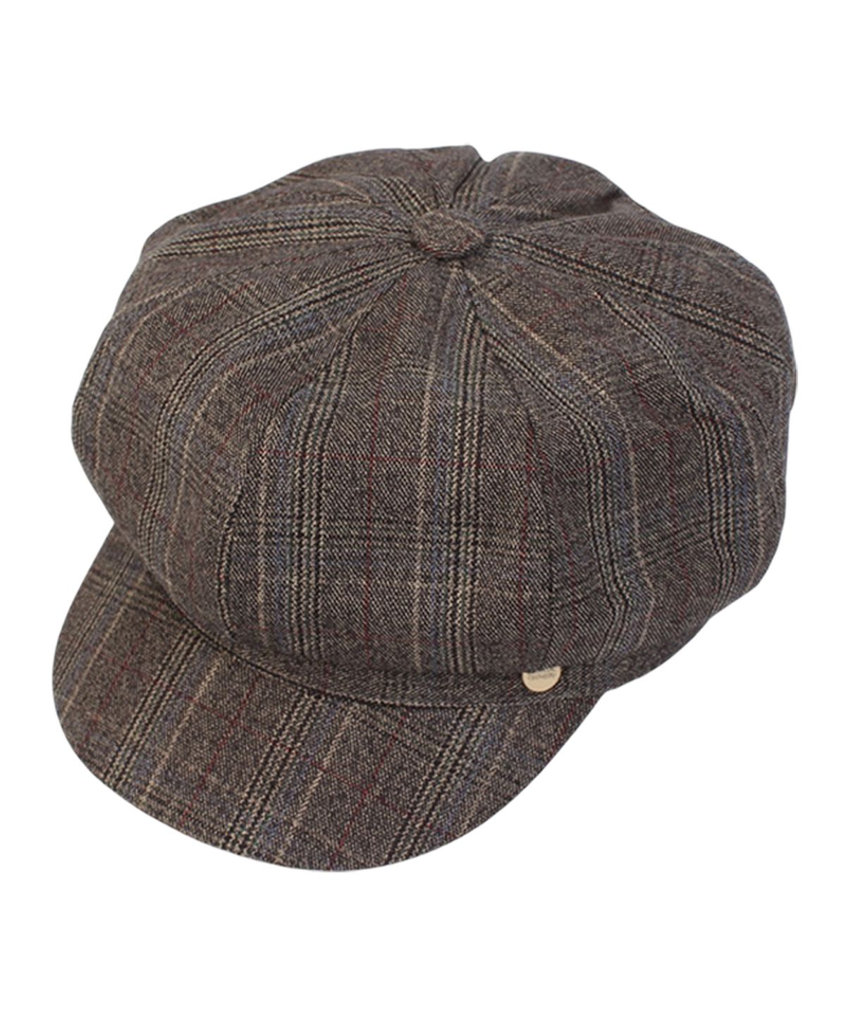 유니버셜 케미스트리(UNIVERSAL CHEMISTRY) Glencheck Logo Gray Newsboy Cap 뉴스보이캡