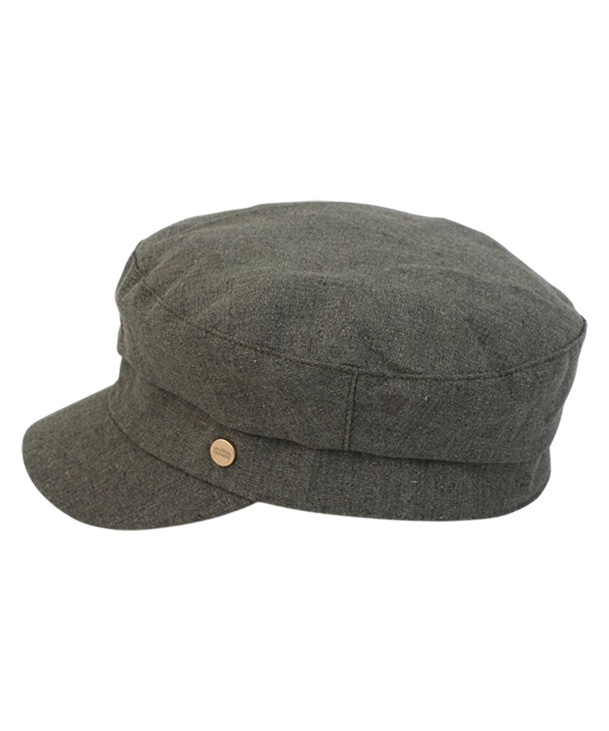 유니버셜 케미스트리(UNIVERSAL CHEMISTRY) Linen Khaki Logo Marine Cap 마린캡