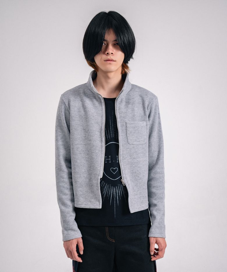 Nothin lasts forever Knit Zip-up_C2