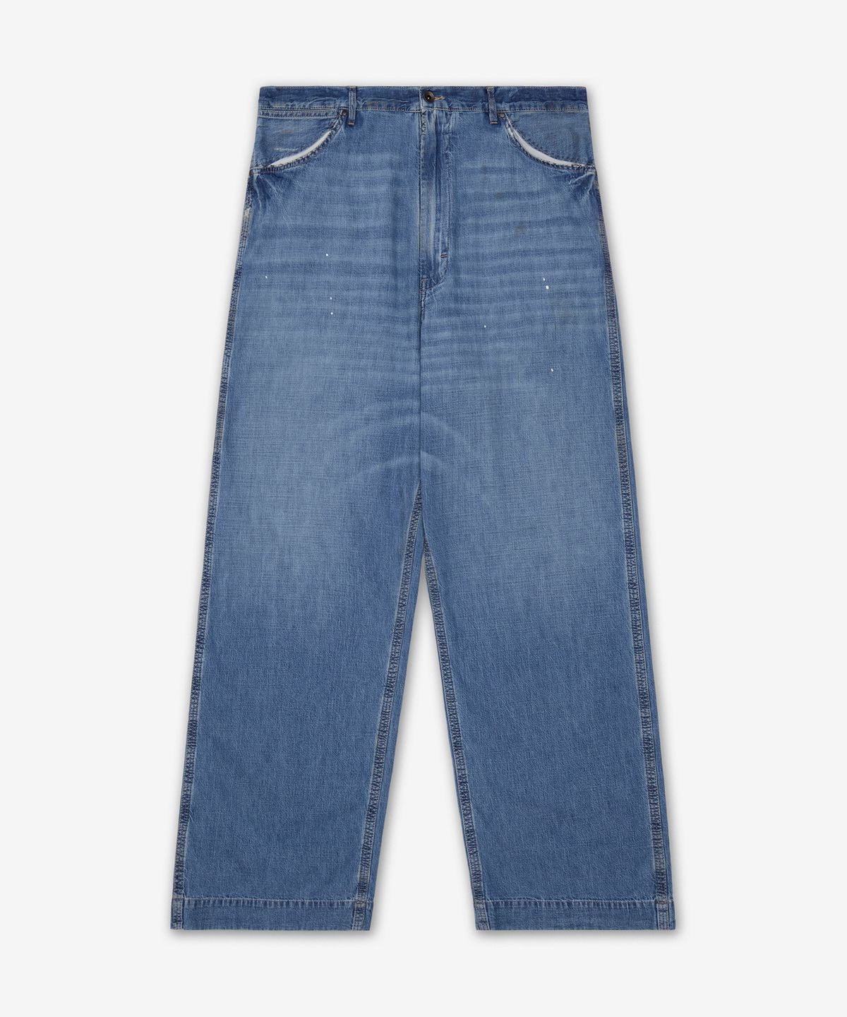 메종 마르지엘라(MAISON MARGIELA) 와이드레그 데님 팬츠 - 블루 워시드 / S50KA0711M30021963