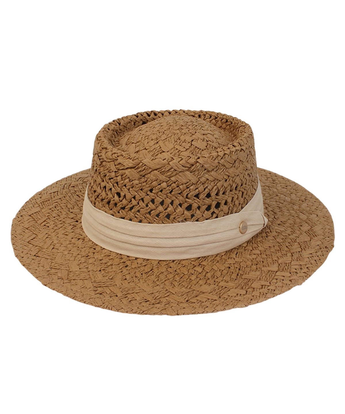 유니버셜 케미스트리(UNIVERSAL CHEMISTRY) SanJose BG line Brown Panama Hat 파나마햇