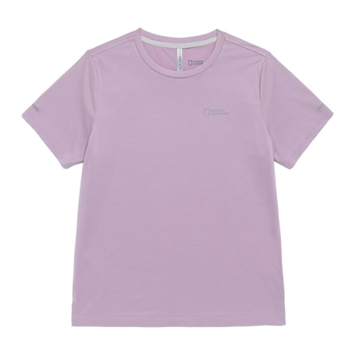 내셔널지오그래픽(NATIONALGEOGRAPHIC) N262WTS270 여성 네이쳐 벤틸레이션 세미크롭 반팔 티셔츠 LAVENDER