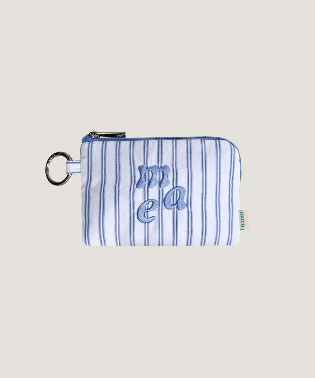 무쿠앤에보니(MUCU AND EBONY) Pier Pouch Keyring _ Ivory