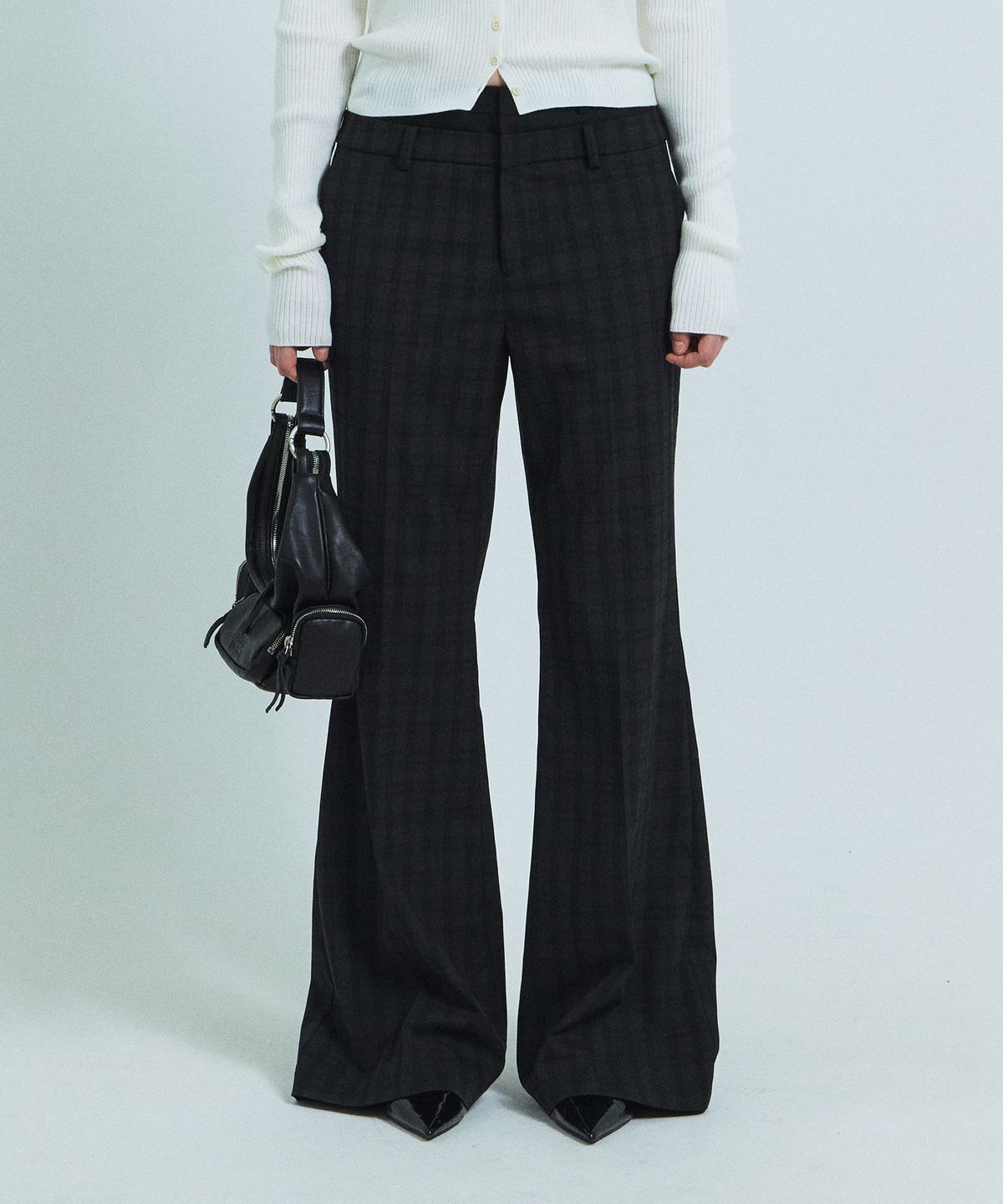 그로브(GROVE) JANELL LAYERED PANTS (BLACK)