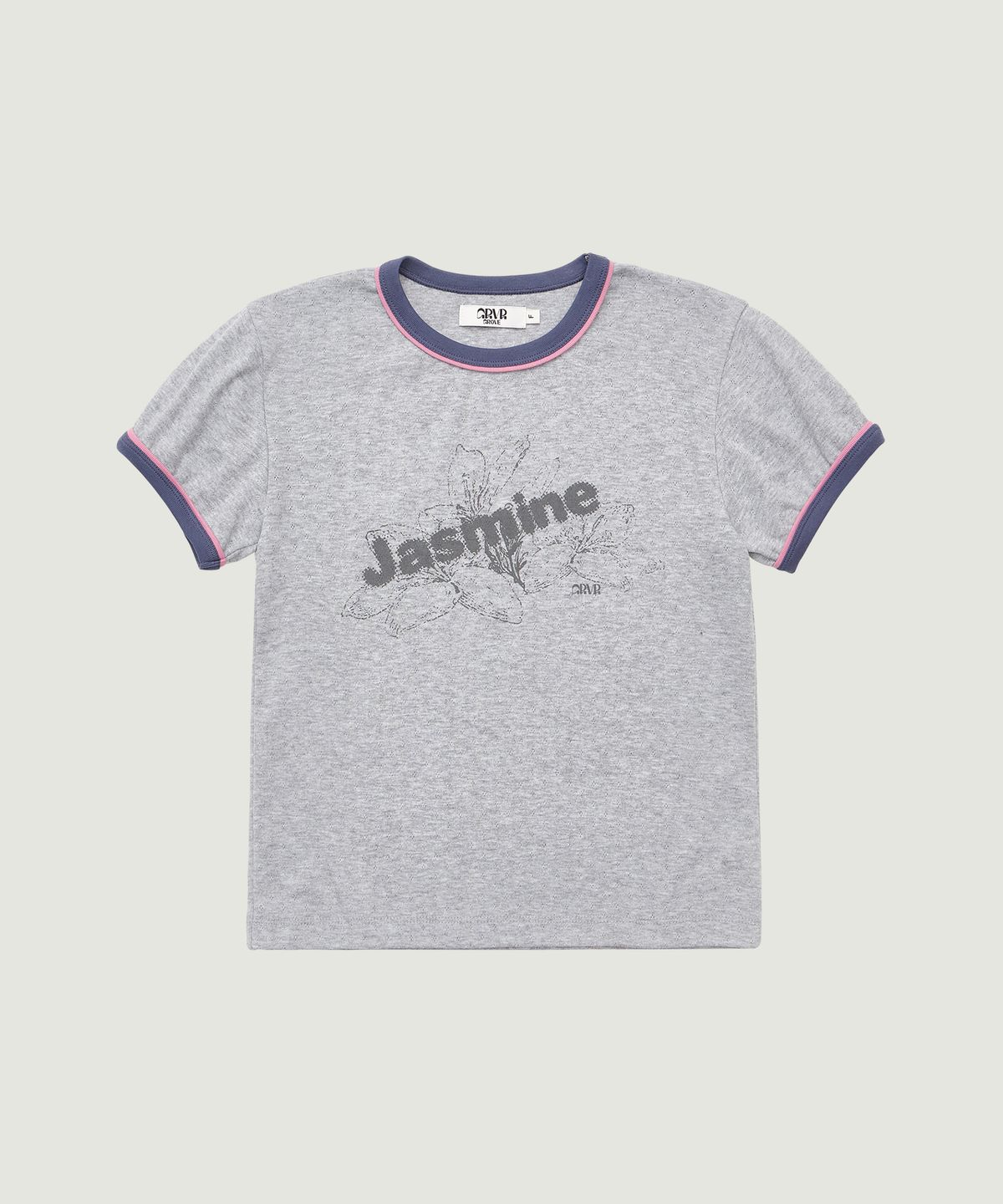 그로브(GROVE) JASMINE H/S T-SHIRT (GRAY)