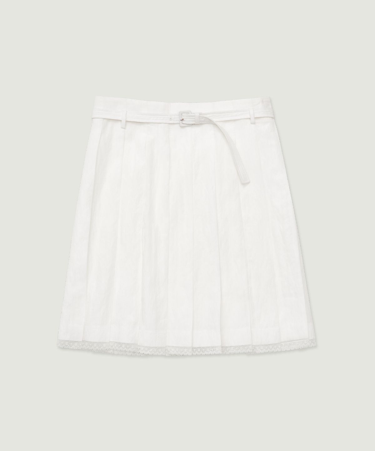 그로브(GROVE) INES MIDI SKIRT (WHITE)