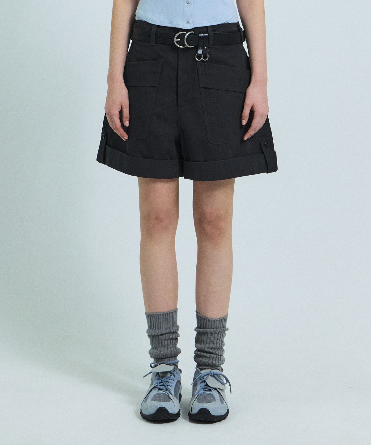 그로브(GROVE) FIELD POCKET SHORTS (CHARCOAL)