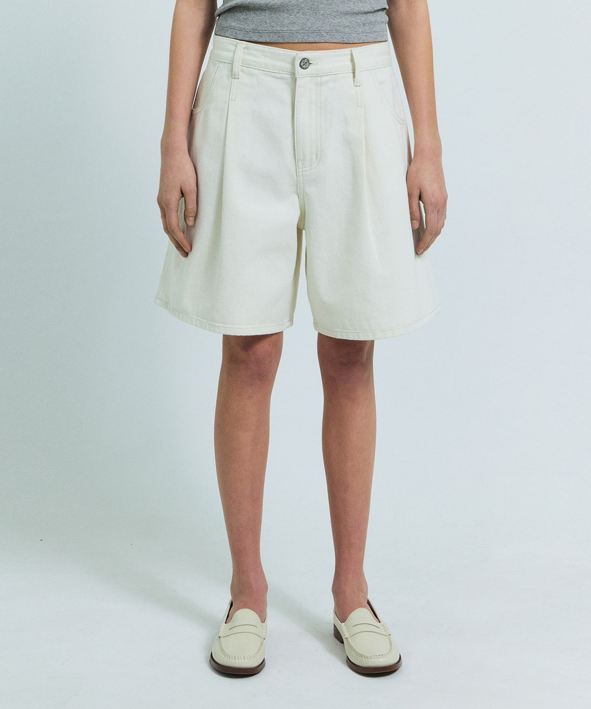 그로브(GROVE) PRIM MIDI SHORTS (IVORY)