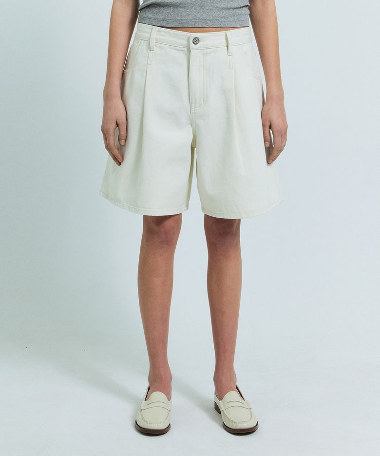 PRIM MIDI SHORTS (IVORY)