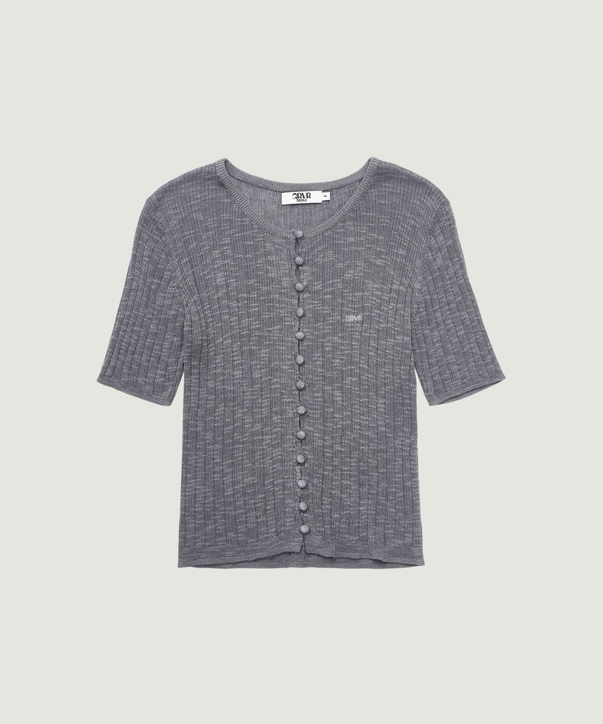 그로브(GROVE) GABY H/S KNIT (GRAY)