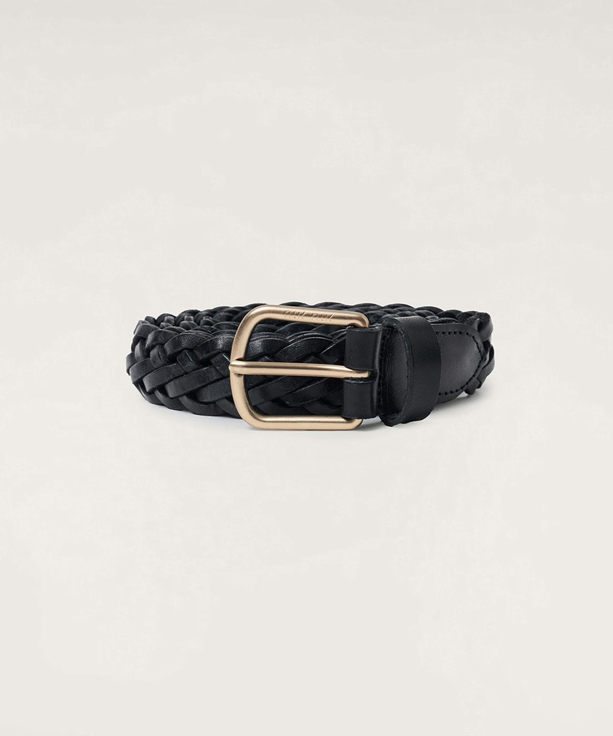 넛넛(NUTNUT) Paloma Weaving Belt - BLACK
