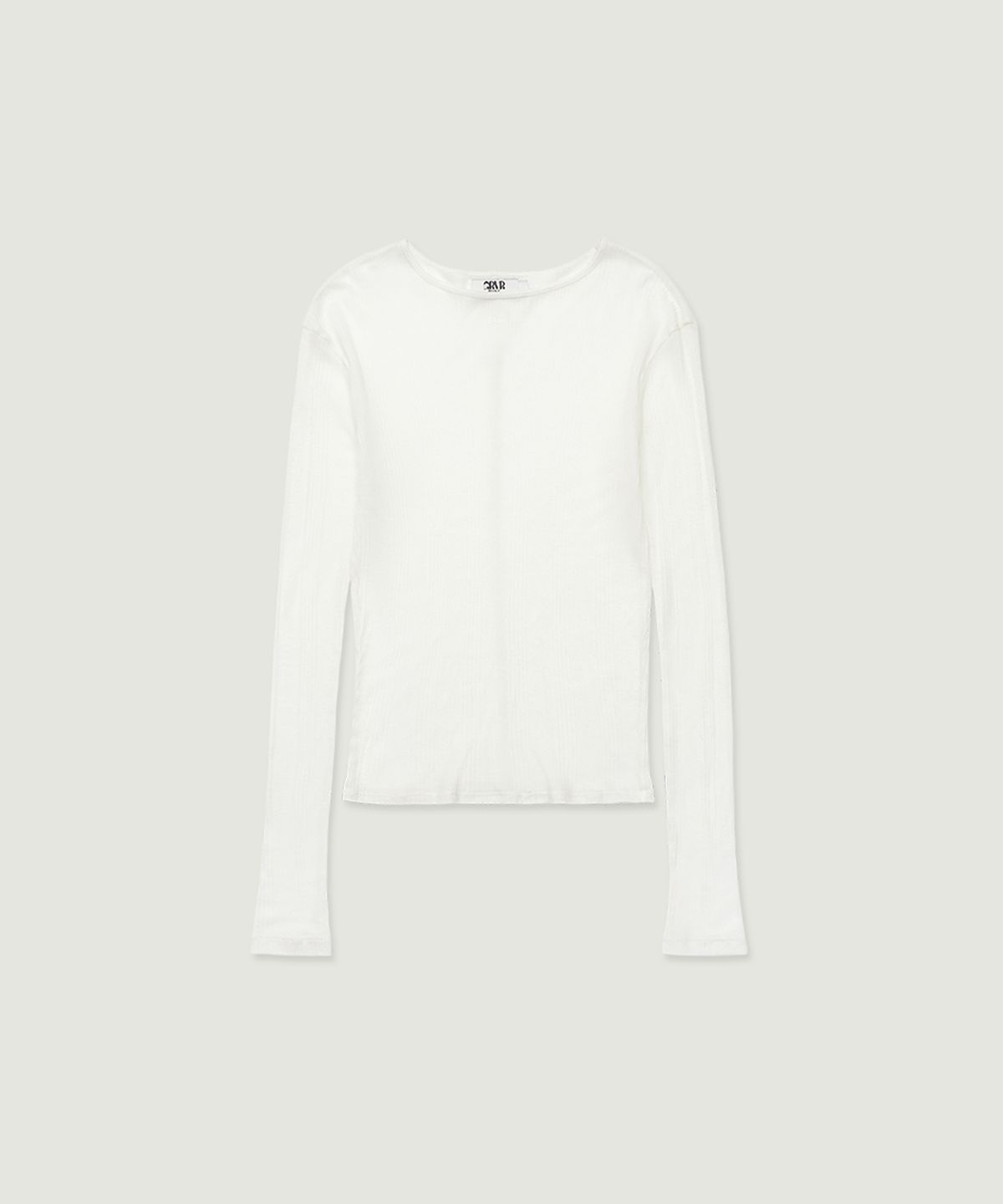 그로브(GROVE) GABY L/S T-SHIRT (WHITE)