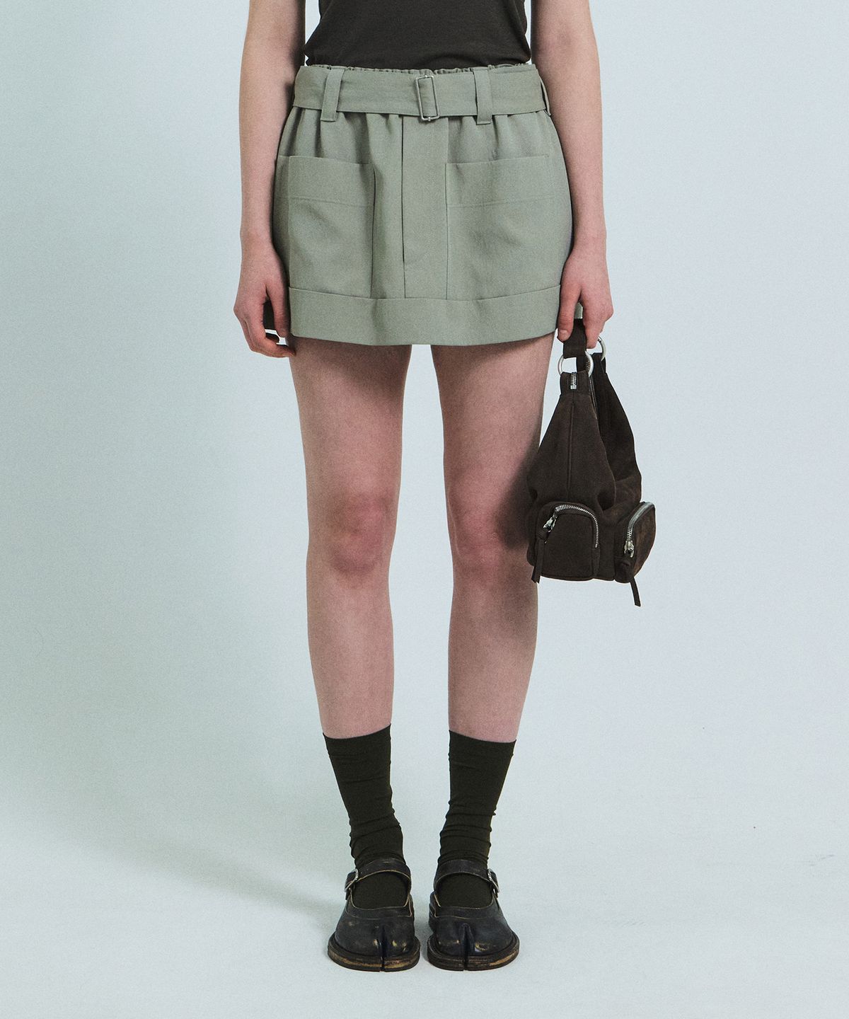 그로브(GROVE) CALIA SKIRT PANTS (KHAKI)