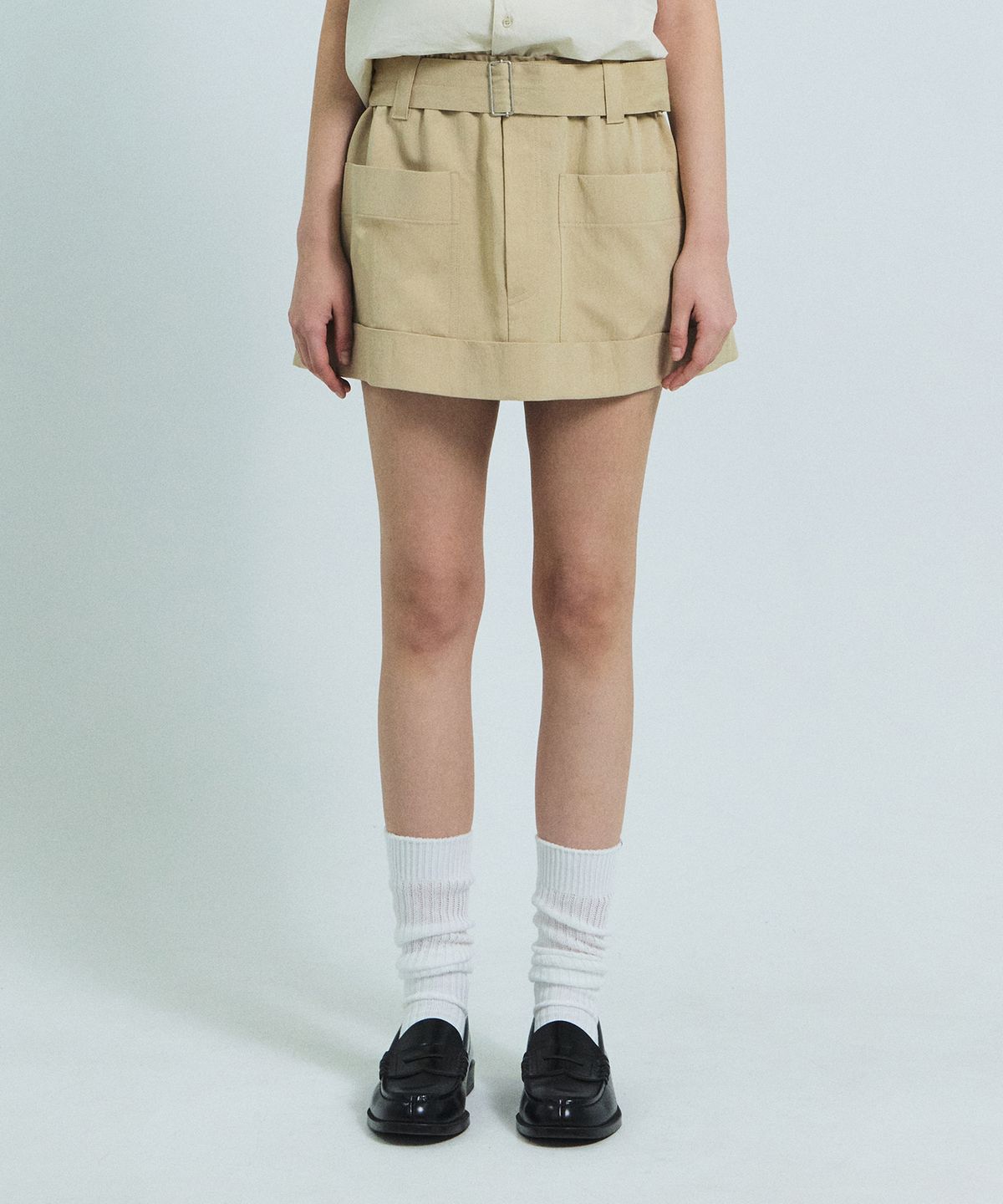 그로브(GROVE) CALIA SKIRT PANTS (BEIGE)