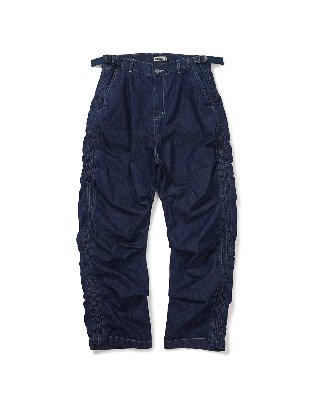 카락터(KARACTOR) Built mild denim pants / Indigo