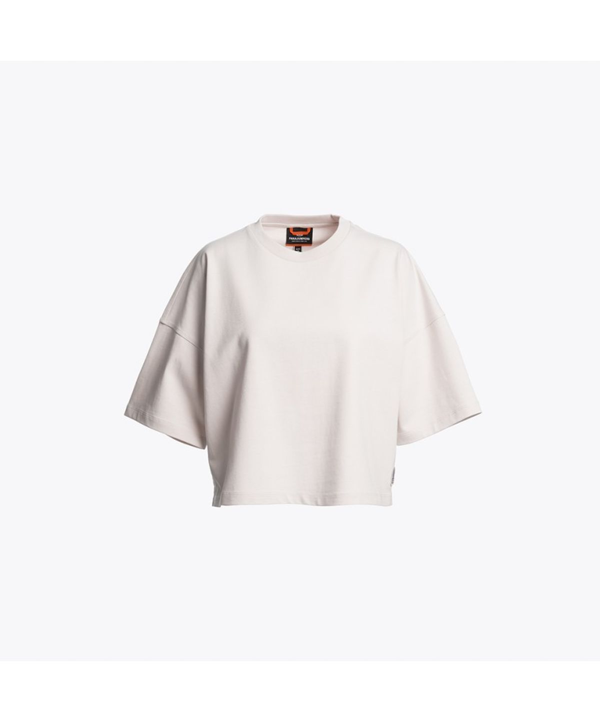 파라점퍼스(PARA JUMPERS) 여성 크롭 티셔츠 로잔느-Blush White (26SMPWTSHJ35PJ0281)