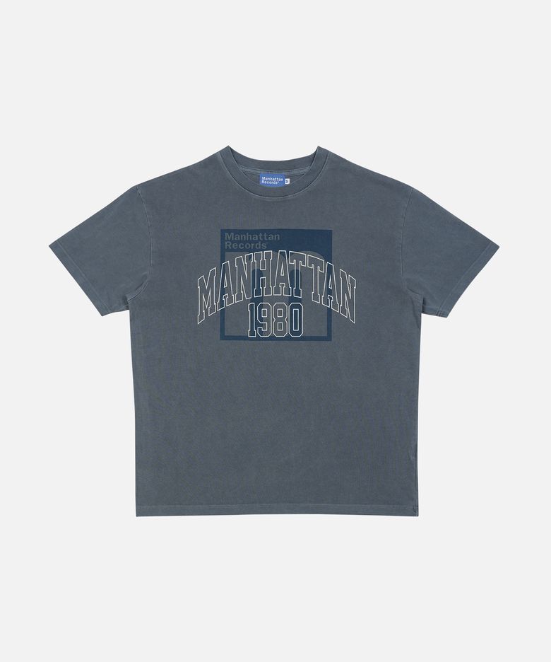 MR Pigment Stack Logo Tee - Blue