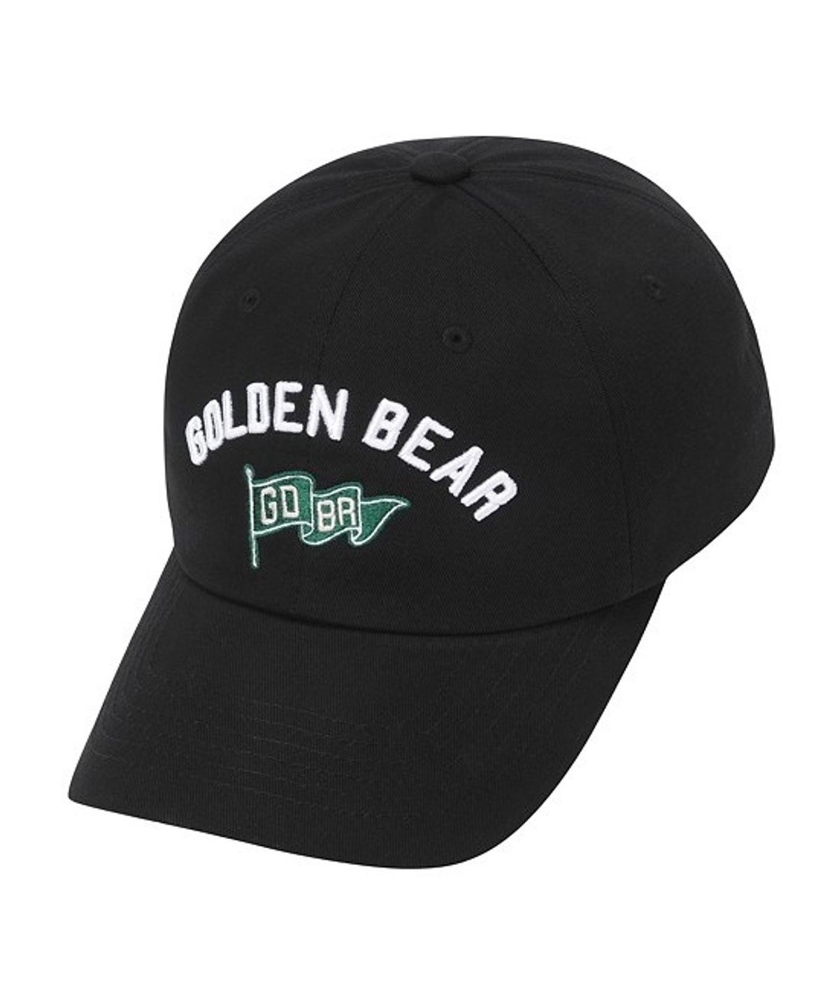 골든베어(GOLDEN BEAR) (U) Essential Flag Logo Ball Cap G6RAX26201BKX