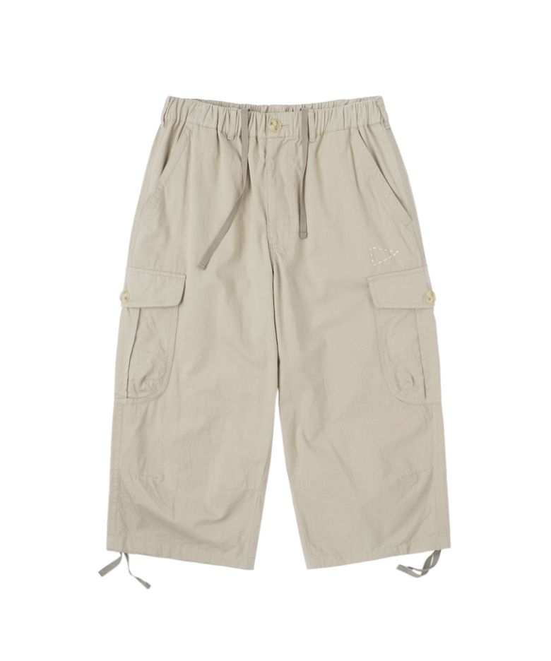 Cargo Capri Pant - Beige