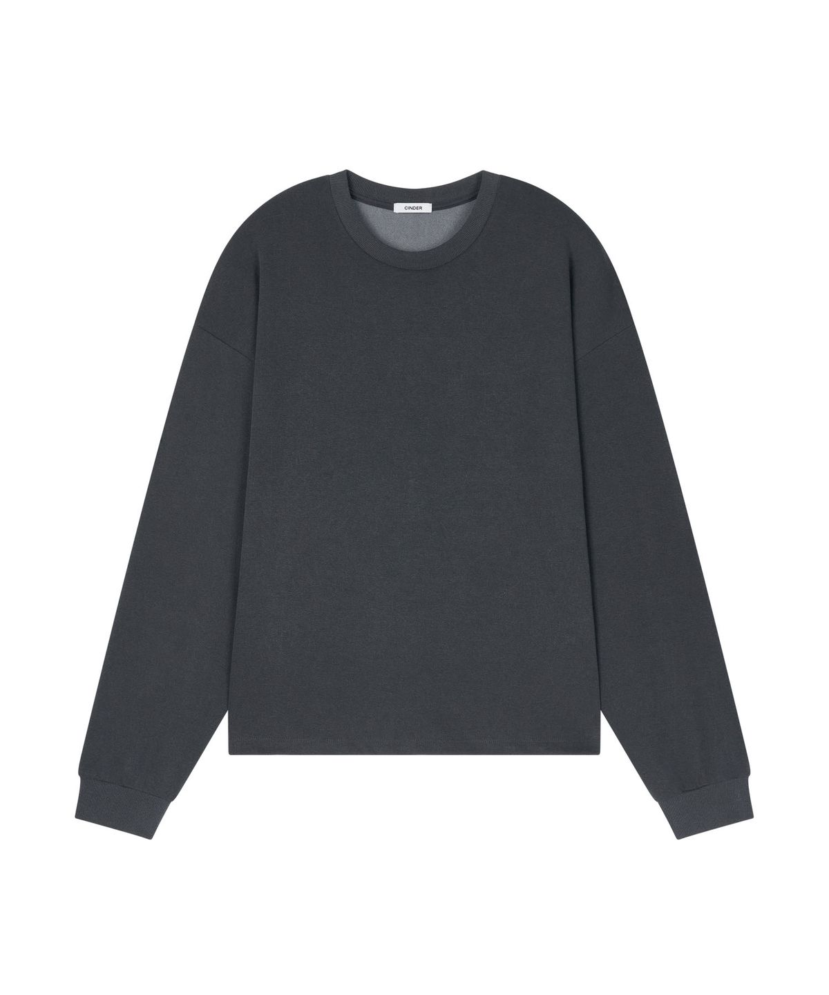 신더(CINDER) VINTAGE FADED LONG SLEEVE - FADED BLACK