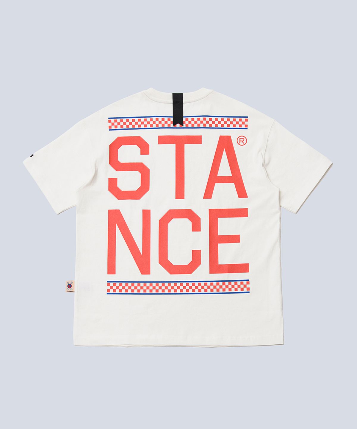 스텐스 서울(STANCE SEOUL) COLOR CHECKER LOGO TOP (OFF WHITE)