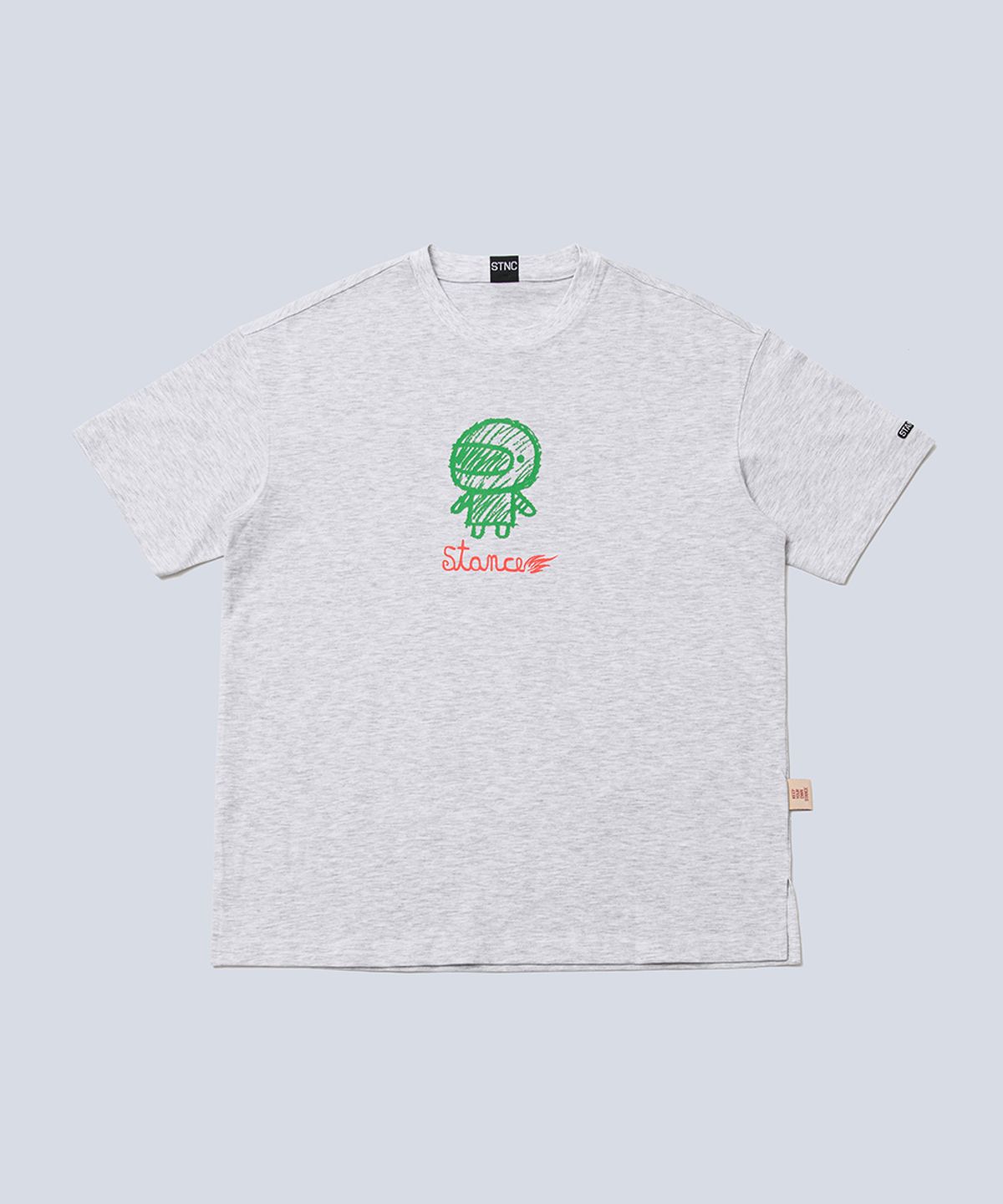 스텐스 서울(STANCE SEOUL) HELMET BOY SEASON TOP (HEATHER GREY)