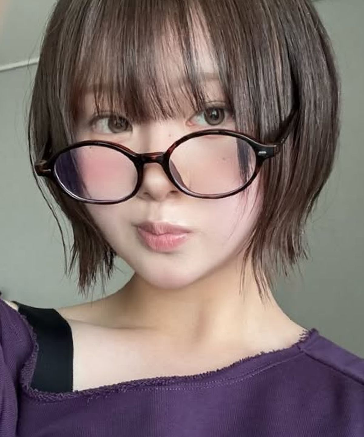 한글(HANGLE EYEWEAR) 코지 라운드 블랙