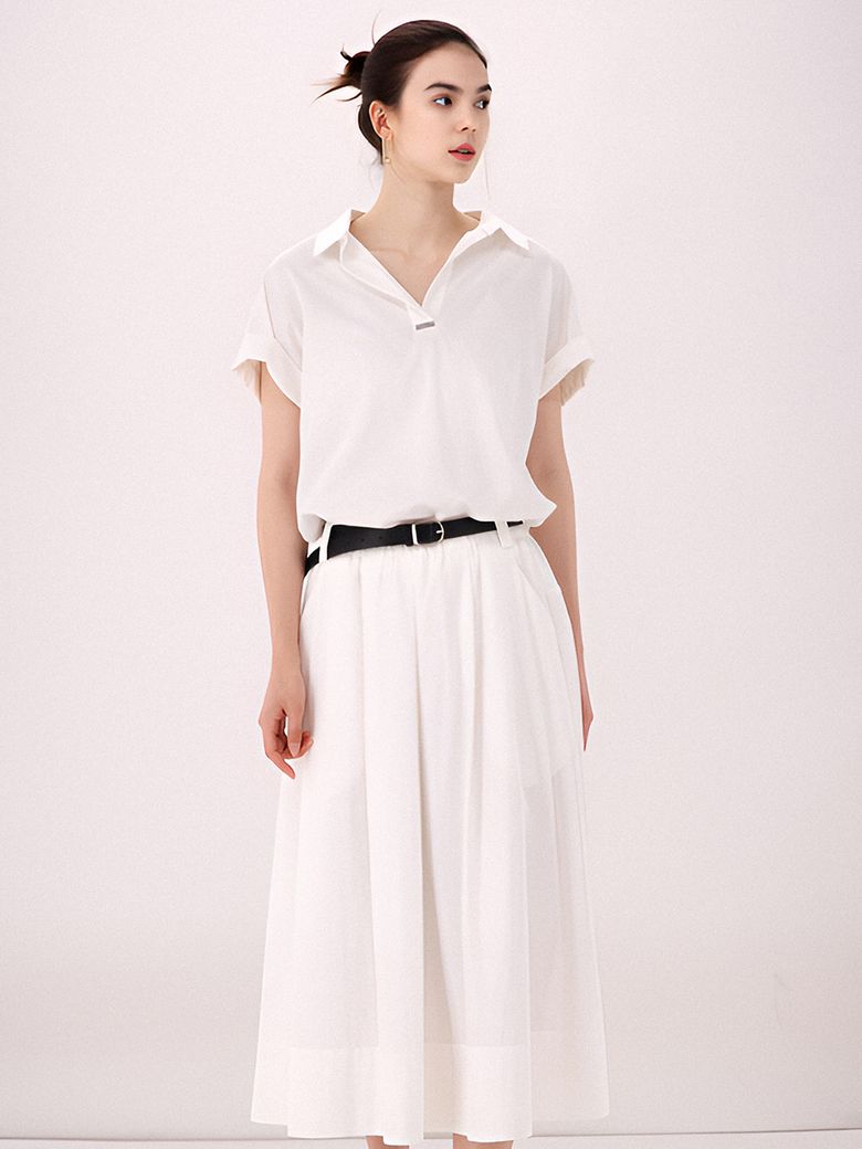 Half Sleeve Glossy Set-up _Ivory