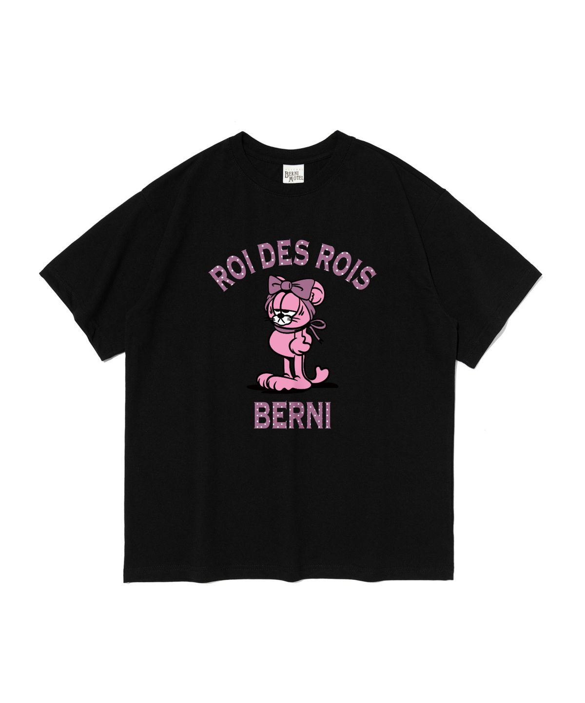 베르니(BERNI) [베르니 X 로아] 위드 로고 반팔티 (블랙)