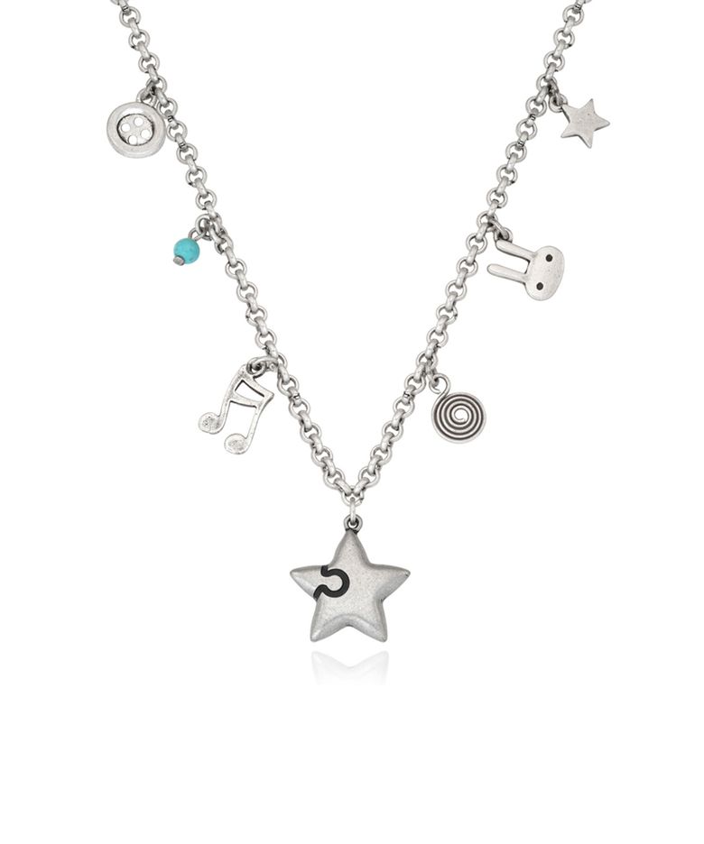 star mix necklace silver