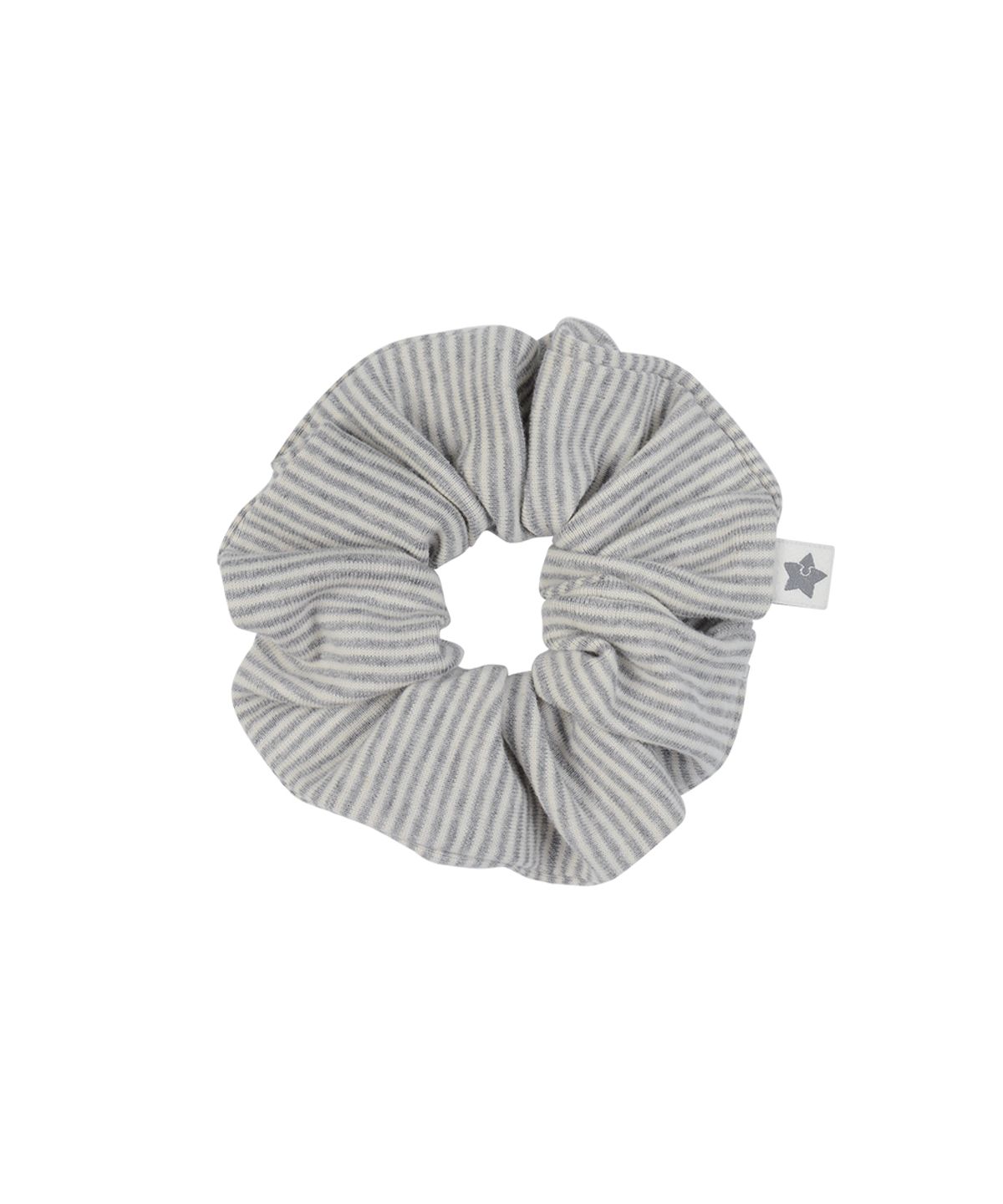 키이비(KIIBI) cozy stripe scrunchie light grey