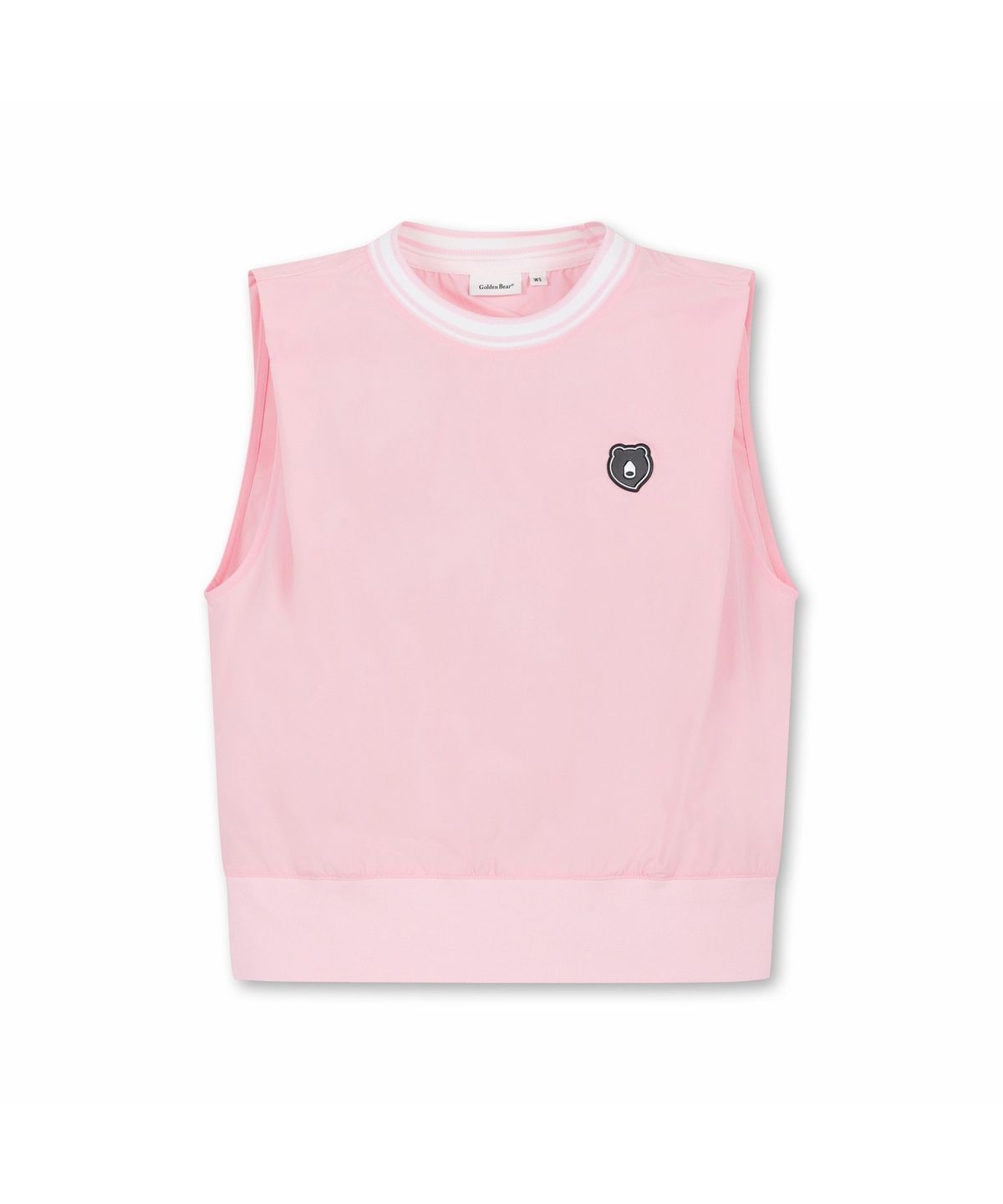 골든베어(GOLDEN BEAR) (W) V-neck Sleeveless Woven Vest G5VAM26211PIX