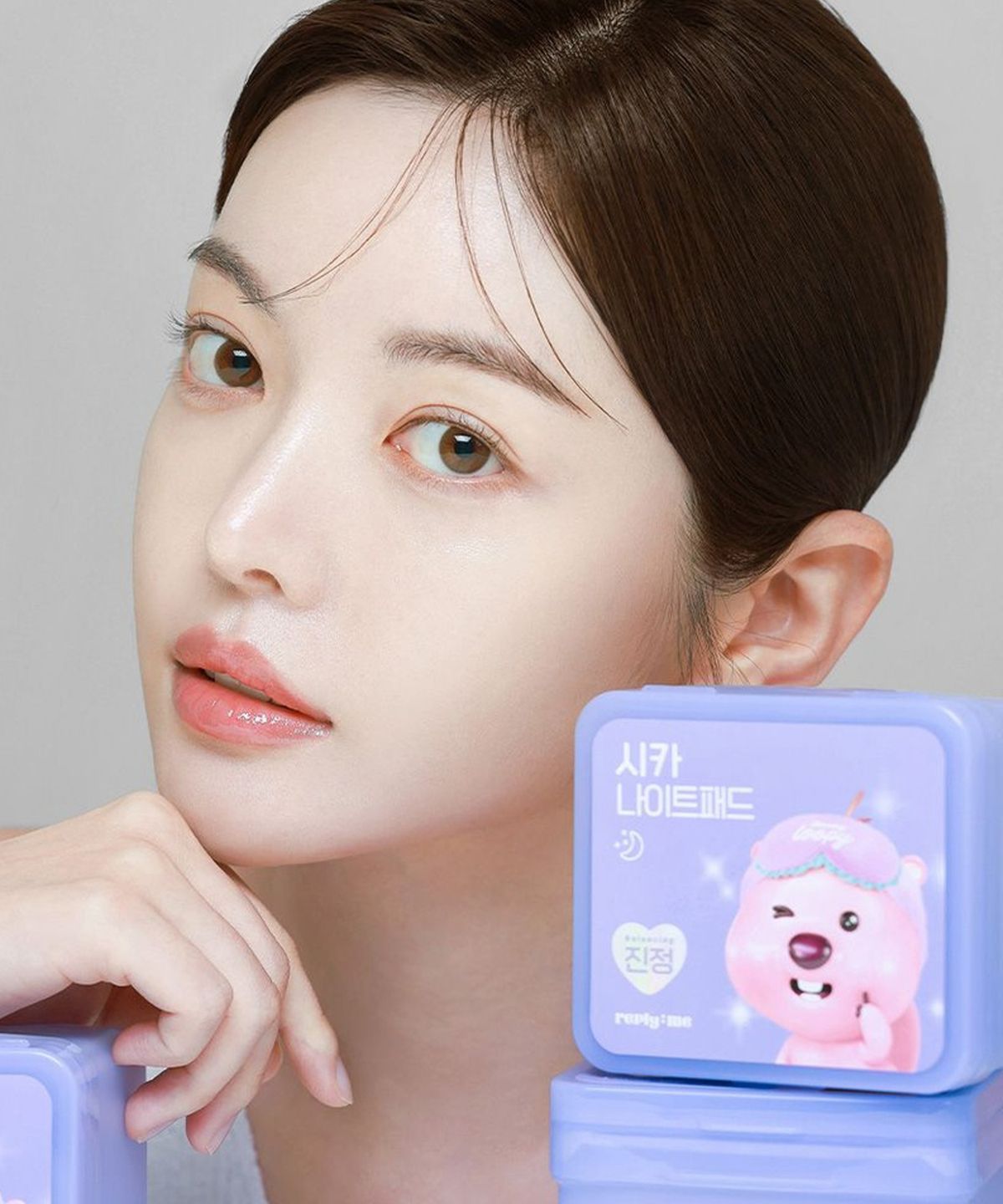 리플라이미(REPLYME) 리플라이미X잔망루피 시카 나이트 패드 70매