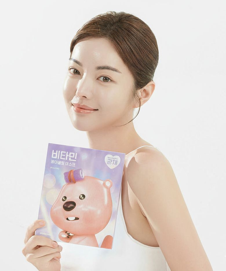 리플라이미X잔망루피 비타민 페이셜핏 광채 마스크팩 5매