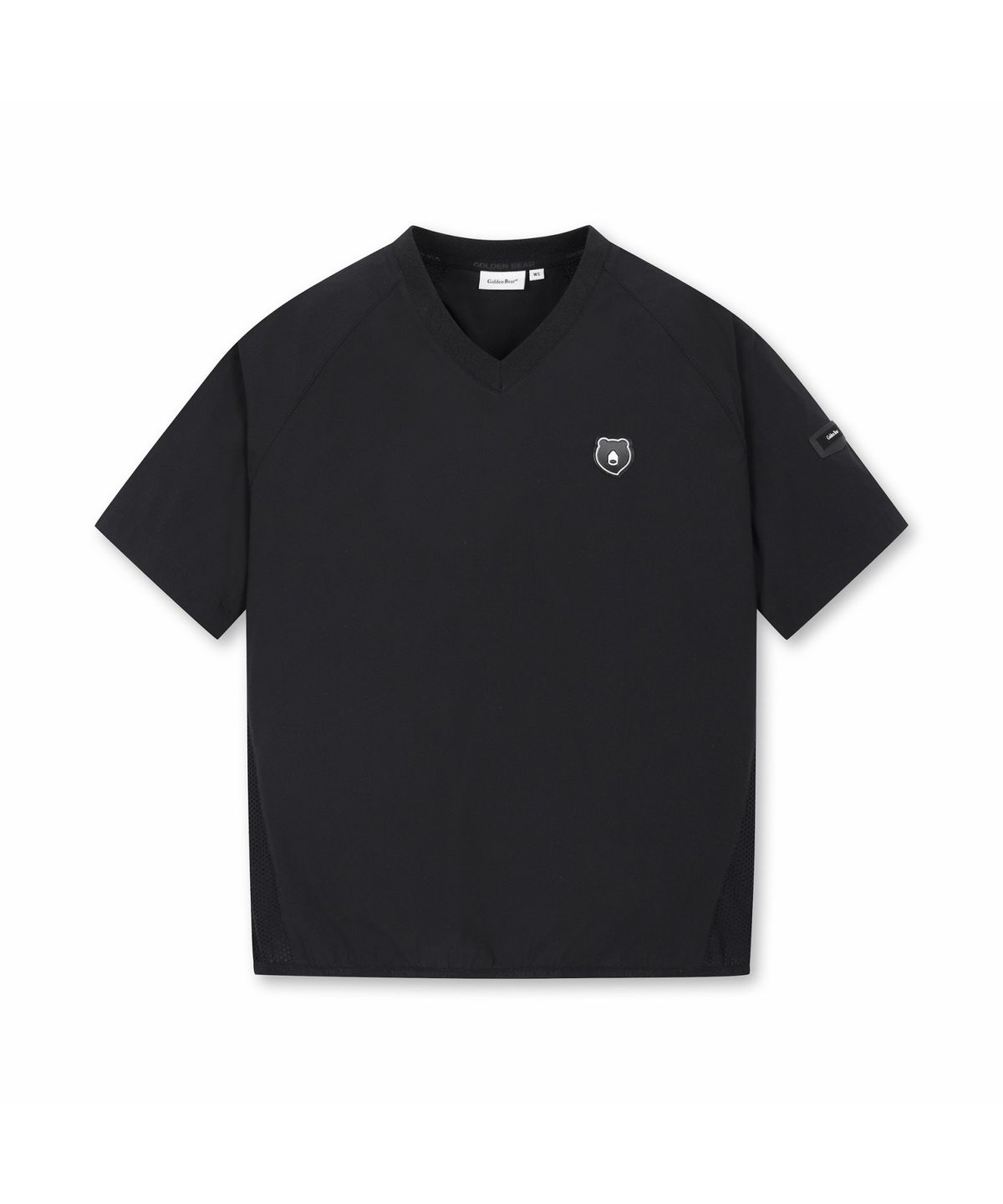 골든베어(GOLDEN BEAR) (W) Mesh Hybrid T-shirt G5TAM26361BKX