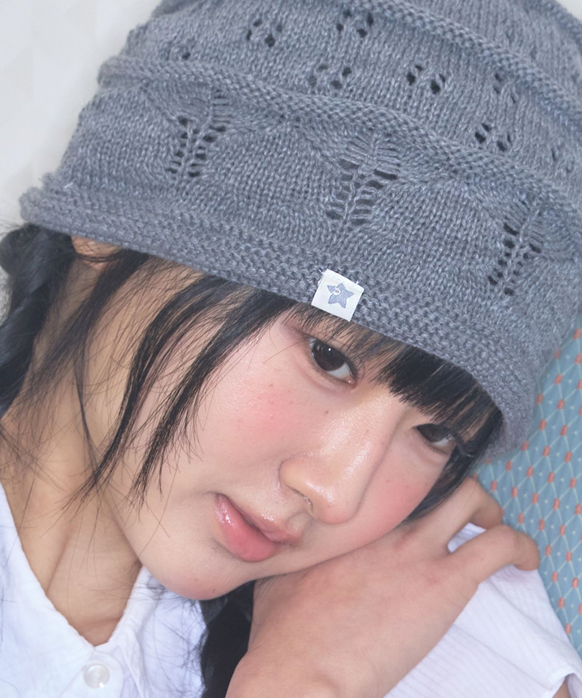 키이비(KIIBI) nostalgic knit beanie grey